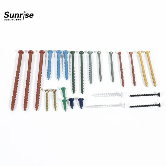 Wholesale Customized DIN7505A DIN7505b Steel Countersunk Ruspert Chipboard Screw/Anti-Split Fast Drive Woodscrews Carbon Steel Ruspert Decking -Torx